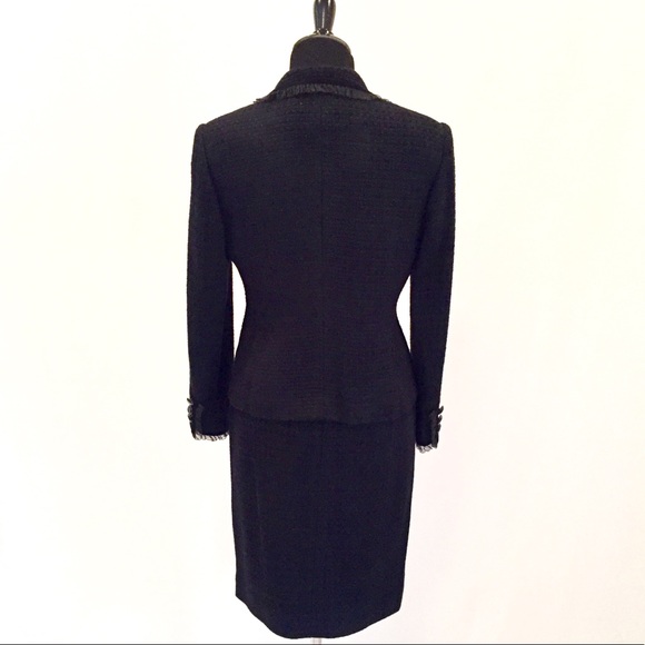 Jones New York Black 2 Pc Princess Square Suit - Picture 3 of 8